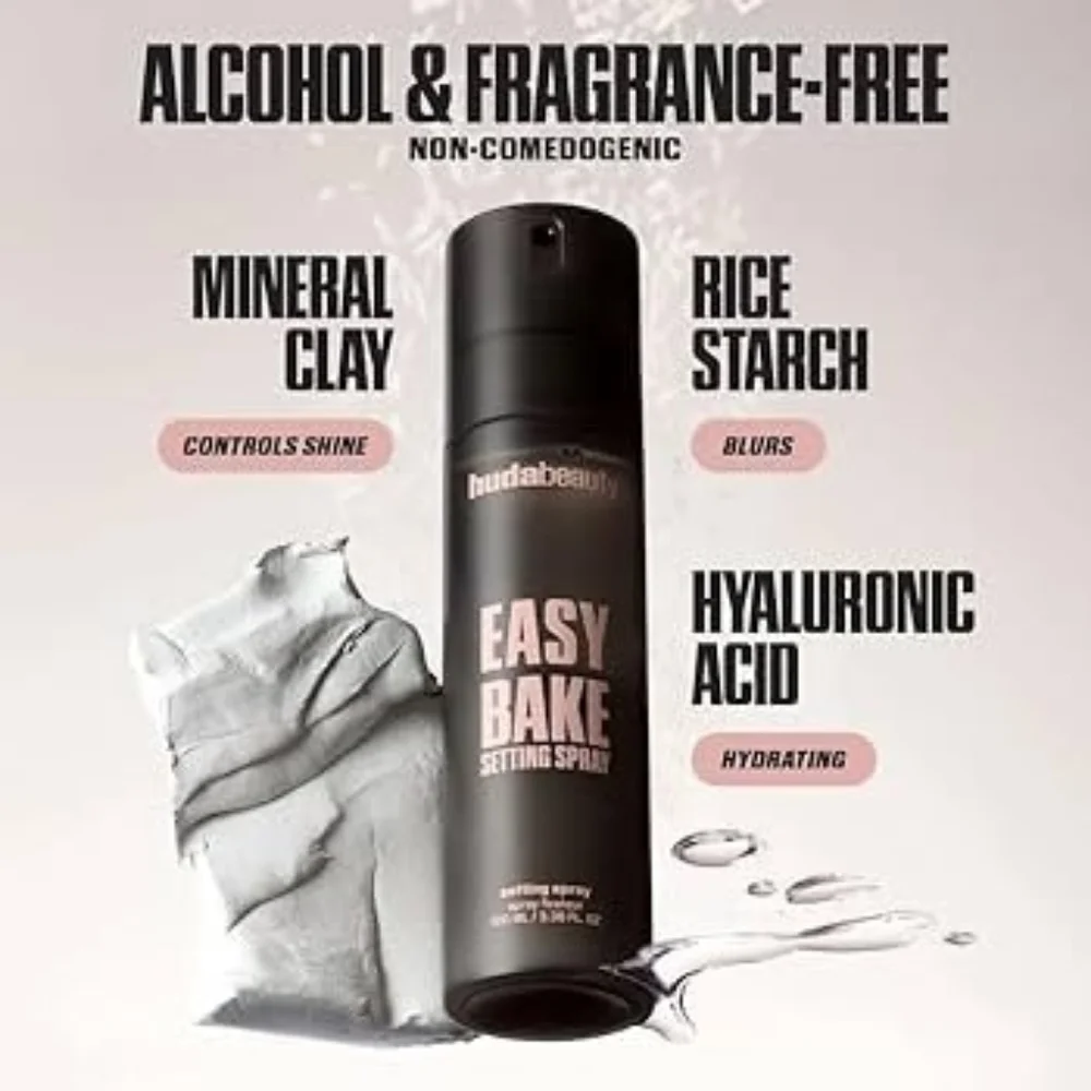 HUDA BEAUTY Easy Bake Setting Spray With Hyaluronic Acid - 16 Hour